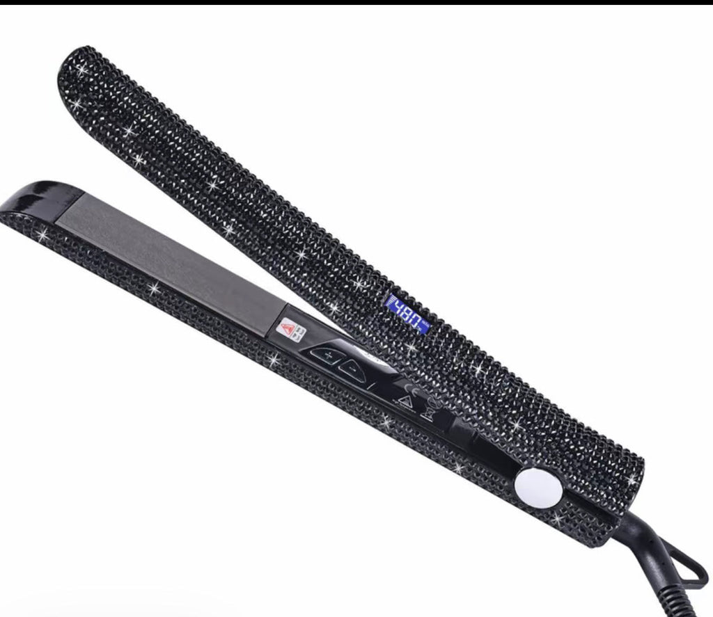 1 Inch Bling Rhinestone Hair Straightener