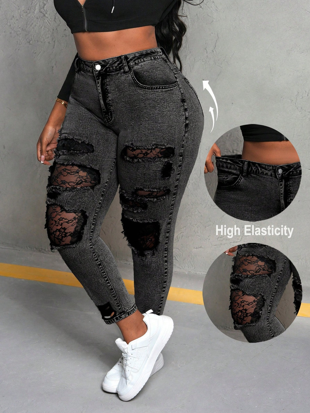 Distress Ripped Jeans