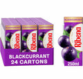 Ribena-Fruit Juice Drink 24 Pack (24 x 250ml Cartons)- Blackcurrant, Strawberry I Real Fruit