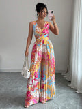 Women’s Floral Jumpsuit