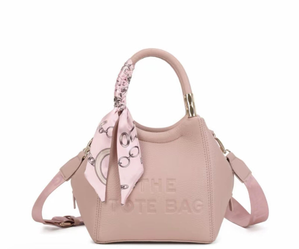 Glamourhouse] Single Zip Grab Bag with Crossbody Strap