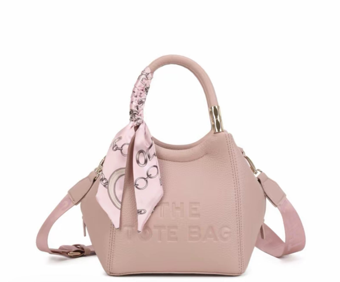 Glamourhouse] Single Zip Grab Bag with Crossbody Strap