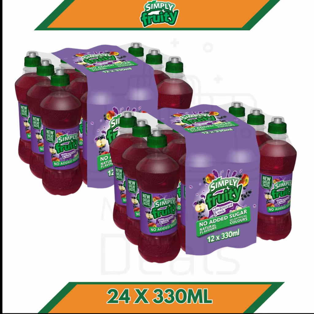 Simply Fruity All Flavours (12 or 24 X 330ML)