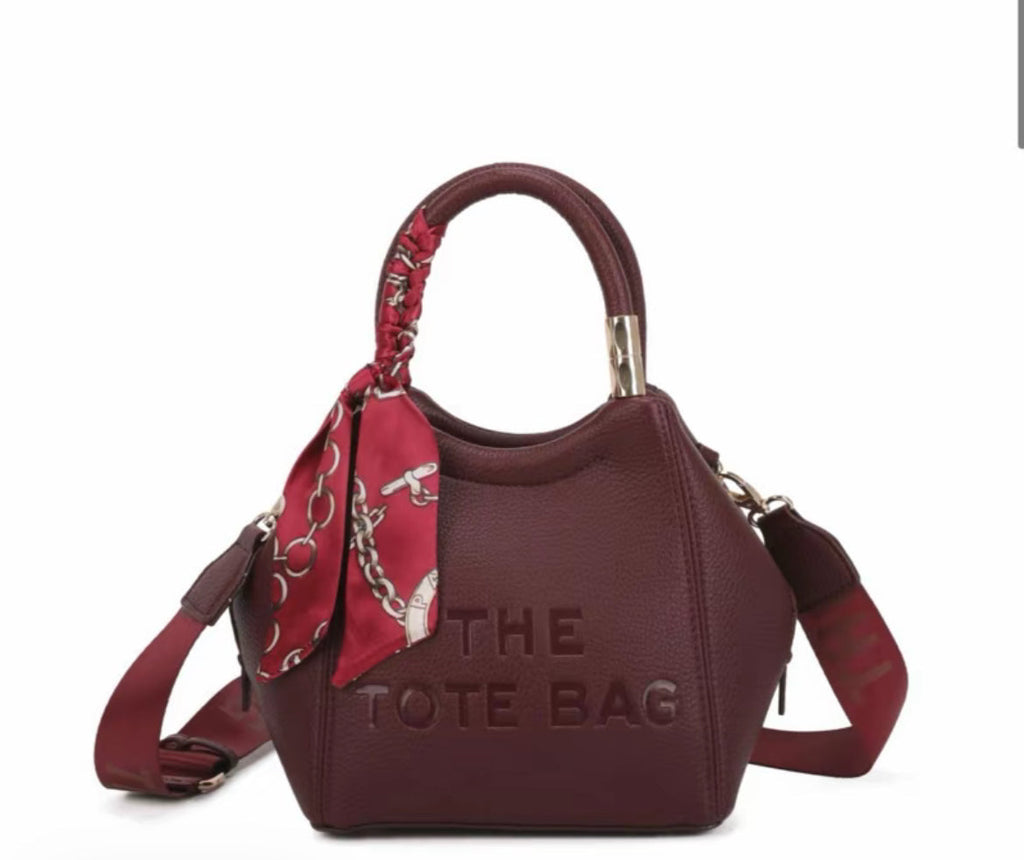 Glamourhouse] Single Zip Grab Bag with Crossbody Strap