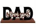 WOODEN DAD DESKTOP DECORATION