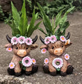 2pc Highland Cow 🐮 plant Pots