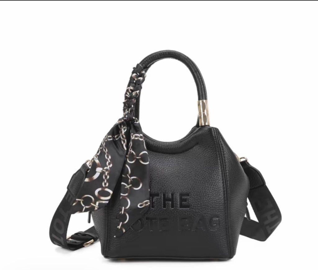 Glamourhouse] Single Zip Grab Bag with Crossbody Strap