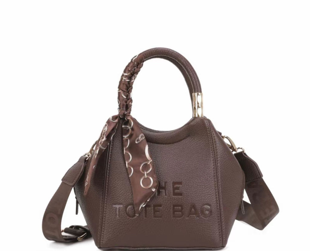 Glamourhouse] Single Zip Grab Bag with Crossbody Strap